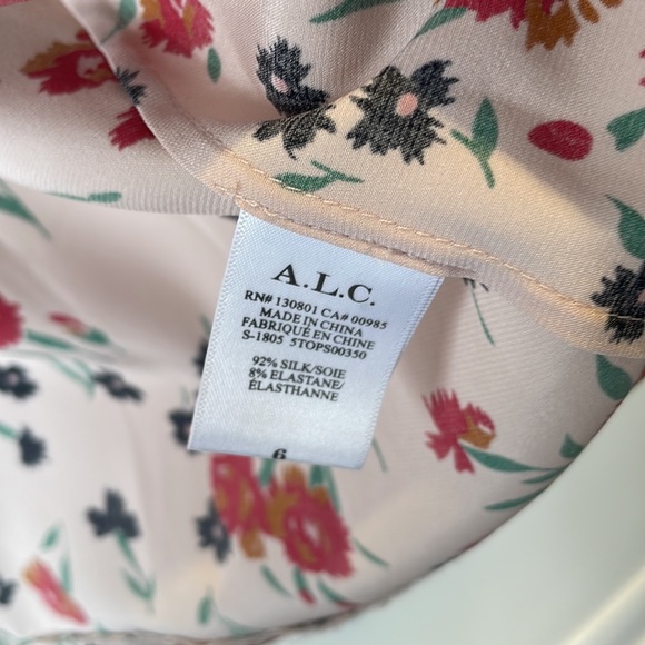 ALC floral silk blazer - Picture 4 of 6